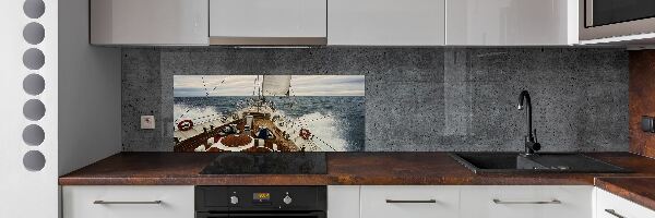 Panel do kuchyne Plachetnica na mori