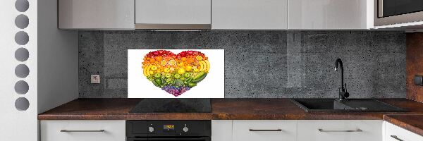 Panel do kuchyne Zeleninové srdce