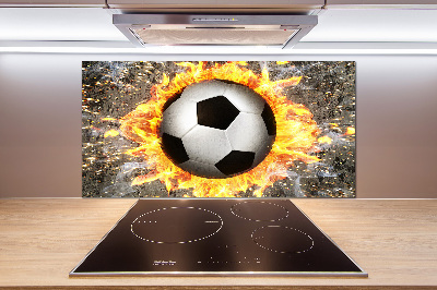 Panel do kuchyne Horiace futbalová lopta