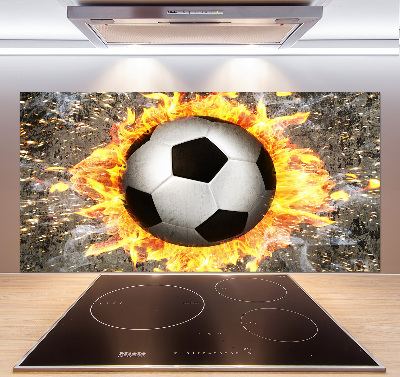 Panel do kuchyne Horiace futbalová lopta