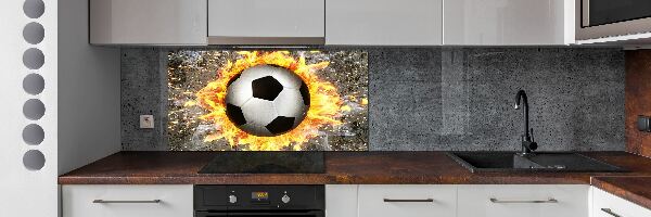 Panel do kuchyne Horiace futbalová lopta