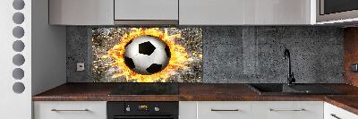 Panel do kuchyne Horiace futbalová lopta