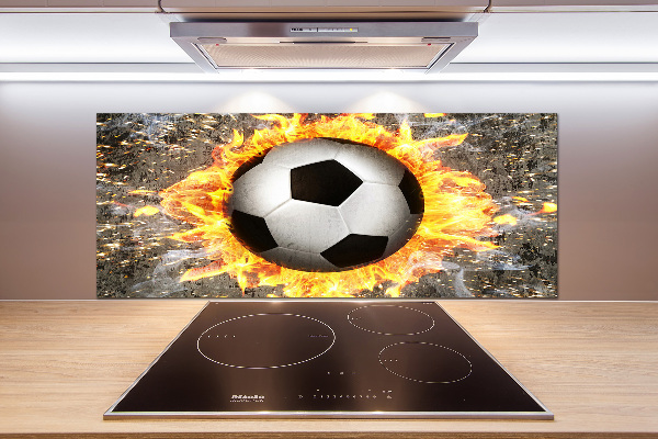 Panel do kuchyne Horiace futbalová lopta