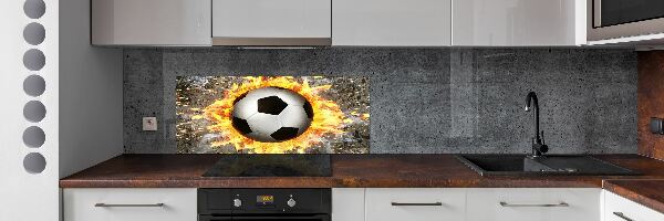 Panel do kuchyne Horiace futbalová lopta