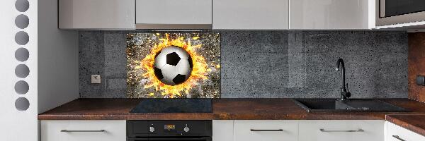 Panel do kuchyne Horiace futbalová lopta