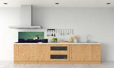 Dekoračný panel sklo vtáky město
