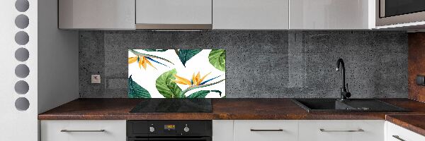 Panel do kuchyne Tropický ostrov