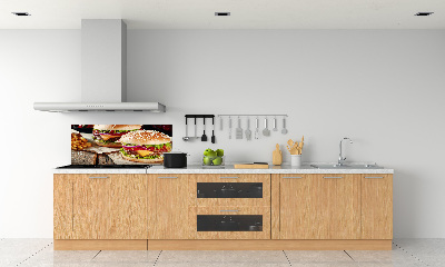 Dekoračný panel sklo Hamburgery