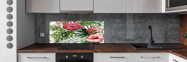 Panel do kuchyne Tropický ostrov