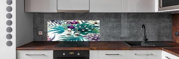 Panel do kuchyne Tropický ostrov