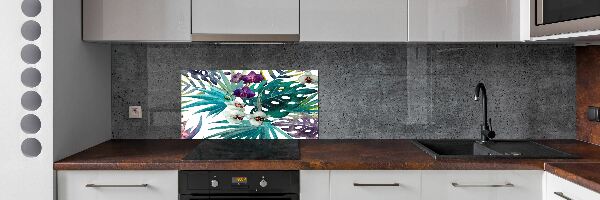 Panel do kuchyne Tropický ostrov