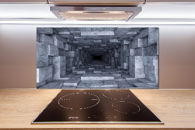 Sklenený panel do kuchyne Tunel