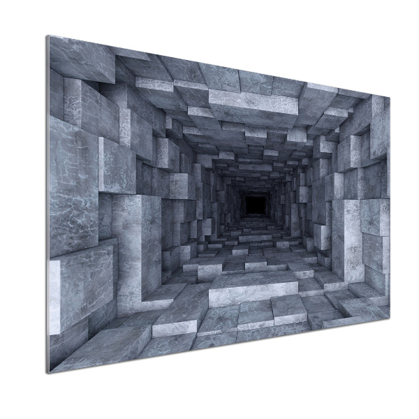 Sklenený panel do kuchyne Tunel