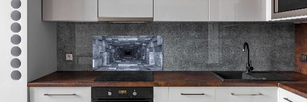 Sklenený panel do kuchyne Tunel