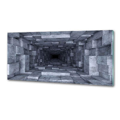 Sklenený panel do kuchyne Tunel