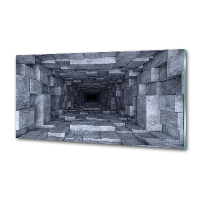 Sklenený panel do kuchyne Tunel