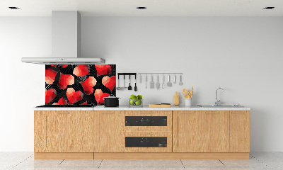 Panel do kuchyne Geometrická srdce