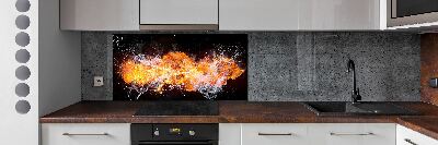 Panel do kuchyne Ohen vs voda
