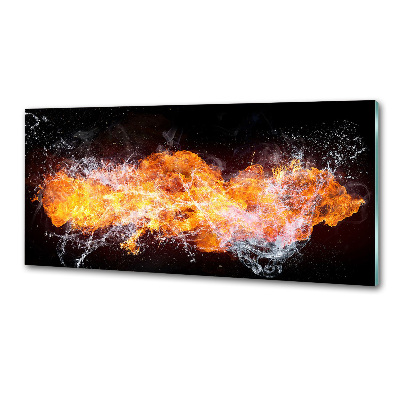 Panel do kuchyne Ohen vs voda