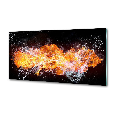 Panel do kuchyne Ohen vs voda