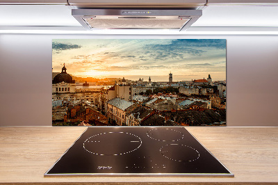 Panel do kuchyne Východ slnka Ľvov
