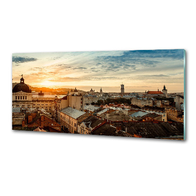 Panel do kuchyne Východ slnka Ľvov