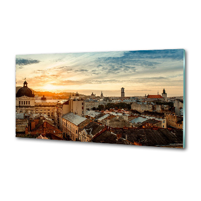 Panel do kuchyne Východ slnka Ľvov