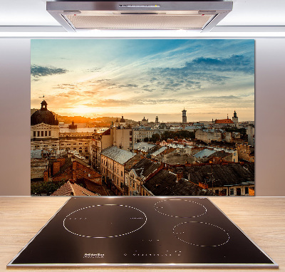 Panel do kuchyne Východ slnka Ľvov