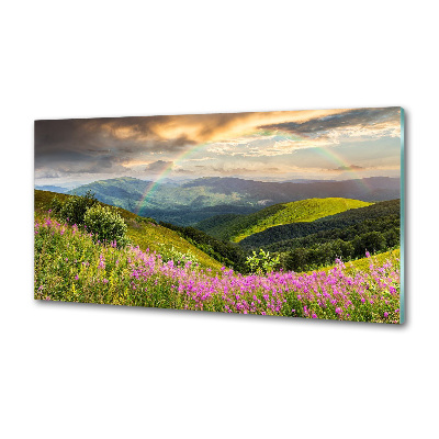 Panel do kuchyne Horská krajina