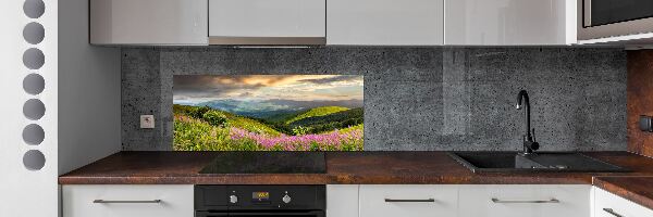 Panel do kuchyne Horská krajina