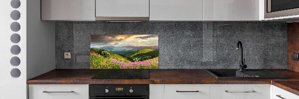 Panel do kuchyne Horská krajina