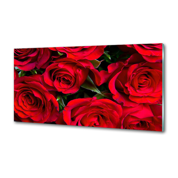 Panel do kuchyne Červené ruže