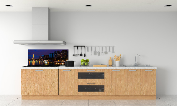 Dekoračný panel sklo Nočná Paríž