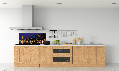 Dekoračný panel sklo Nočná Paríž