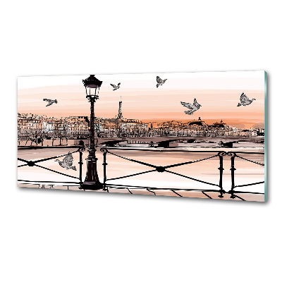 Panel do kuchyne Súmrak v Paríži