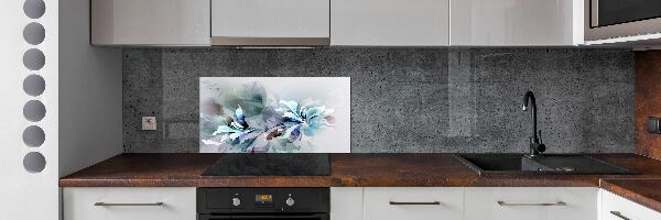 Panel do kuchyne Abstrakcie kvety
