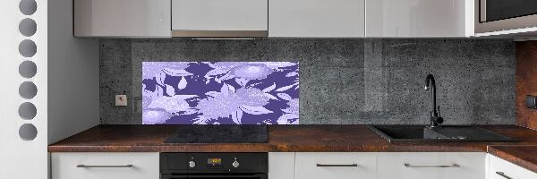 Panel do kuchyne Kvetinový vzor