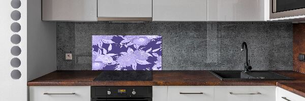 Panel do kuchyne Kvetinový vzor