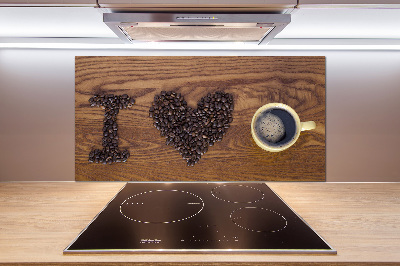Panel do kuchyne I love coffee