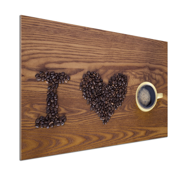 Panel do kuchyne I love coffee
