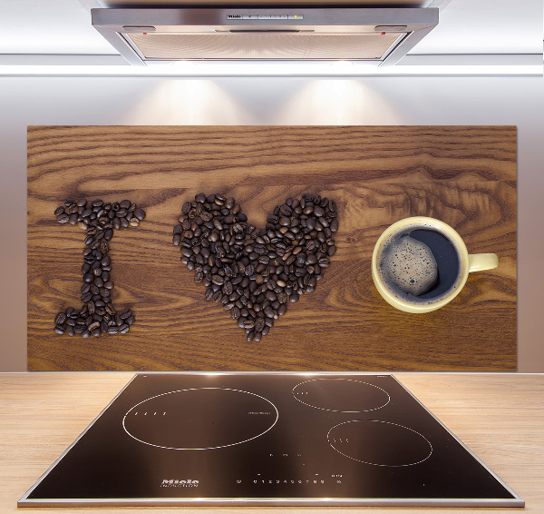 Panel do kuchyne I love coffee