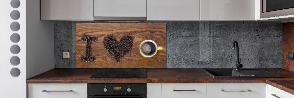 Panel do kuchyne I love coffee