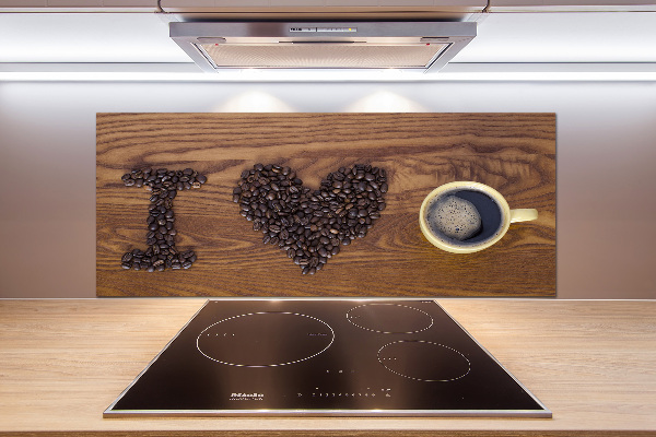 Panel do kuchyne I love coffee
