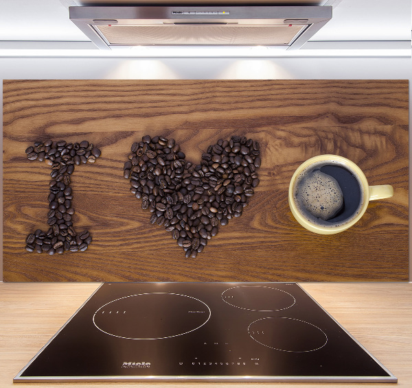 Panel do kuchyne I love coffee