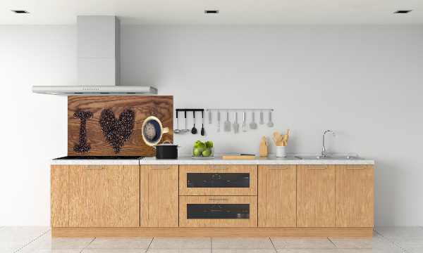 Panel do kuchyne I love coffee