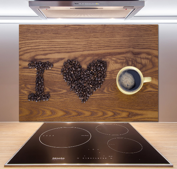 Panel do kuchyne I love coffee