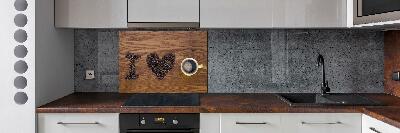 Panel do kuchyne I love coffee