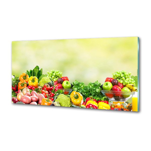 Panel do kuchyne Ovocie a zelenina