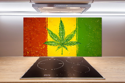 Dekoračný panel sklo Rasta vlajka
