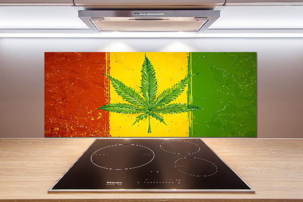 Dekoračný panel sklo Rasta vlajka
